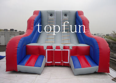 Outdoor Sporty Inflatable Bungee Run Giant Double / Quadruple Stitching