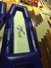 Life Guarding Use Blow Up Blue / White PVC Water Guard Board Toy For Outdoor Games