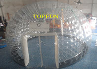 barraca clara inflável da bolha do PVC do diâmetro 1.0mm de 6m com duplas camada