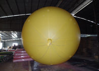 Balões infláveis feitos sob encomenda amarelos para o diâmetro da propaganda comercial 2.5m