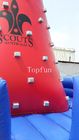 Jogos infláveis exteriores emocionantes dos esportes, OEM de escalada inflável vermelho &amp; ODM da parede