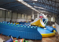 Parque inflável azul emocionante comercial da água com piscinas