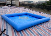 Associação de remo inflável das crianças azuis do cofre forte 5*5m, encerado do PVC de 0.9mm