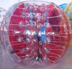 Bola inflável da bola abundante humana vermelha e clara do PVC de 0.8mm para crianças
