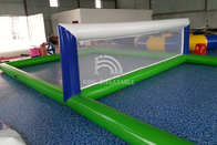 Jogos infláveis da praia dos adultos infláveis da corte de voleibol para o jogo 33x16.4x5ft da associação