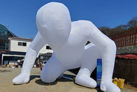 Esculturas infláveis ​​gigantes exposições de arte modelo humano inflável para publicidade
