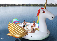 Pessoa adulta Unicorn Pool Float inflável do brinquedo 6 da água do flutuador inflável da ilha
