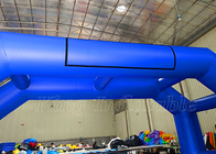 Explosão exterior azul do PVC dos arcos infláveis que anuncia Arhway