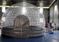 Barraca inflável transparente alugado exterior da bolha da barraca do cubo com duplas camada