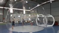 barraca inflável transparente da bolha de ar claro da barraca do PVC de 0.65mm com única camada