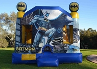 Casa inflável combinado do salto do leão-de-chácara do castelo Bouncy das crianças de Batman dos super-herói