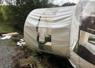 Sala de hotel inflável de acampamento exterior transparente da casa da barraca da bolha do PVC