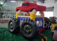 castelo de salto inflável do carro colorido de 5 * 4 M e castelo Bouncy comercial