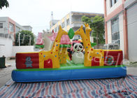 Castelo de salto do lúpulo feliz inflável animal gigante das crianças com certificação do CE