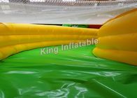 Parque inflável surpreendente da água da corrediça do parque de diversões do dinossauro com piscina