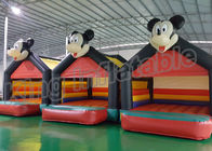 Castelo de salto inflável antiestático de Mickey Mouse para a aprovação do CE dos jogos exteriores