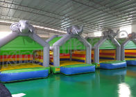 Castelos Bouncy infláveis cinzentos do elefante engraçados para crianças com tamanho 4*4m