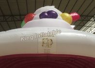 Barraca inflável personalizada do evento do projeto com tema do gelado, cor colorida