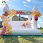 Festa de casamento personalizada Soldado inflável Casa branca de salto Castelo de salto Castelo de salto comercial