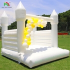 Joguete saltador de água do quintal Castelo Branco Bouncer Outdoor And Indoor Party Inflatable Bounce House Kids Castle