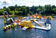 Parque aquático flutuante personalizado Parque de diversões aquáticos Equipamento de parque aquático inflável