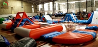 Jogos de parque aquático inflável Equipamento de jogos aquáticos loucos