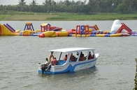 Parque aquático flutuante inflável de grande porte equipamento de ilha flutuante