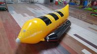 Barco de banana inflável da água de 3 assentos com material de encerado do PVC de 0.9mm