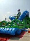 Corrediça de água inflável gigante da explosão da forma exterior do pato para crianças e adultos