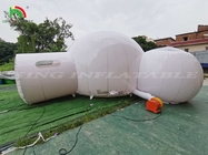 Tenda de bolhas inflável Casa exterior gigante transparente Tenda de bolhas de cúpula de cristal inflável aquecida