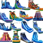 18ft Tropical Fiesta Breeze Slides de água de qualidade comercial Slide de água inflável para crianças Adultos