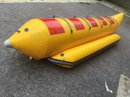Barco de banana inflável de flutuação da pessoa dos barcos de pesca 5 dos brinquedos para a sátira do jato