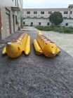 Barco de banana inflável de flutuação da pessoa dos barcos de pesca 5 dos brinquedos para a sátira do jato