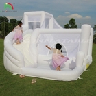 Bouncer Slide Combo Inflatable Bouncy House Castelo com Slide e Pool Jumping Castelo para Crianças Adultos