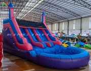 Slides de água infláveis com piscina