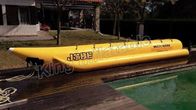 Barcos de pesca com mosca infláveis amarelos completos gigantes dos barcos de banana com CE