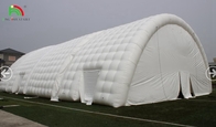Grande evento inflável ao ar livre Festa Garagem Hangar abrigo tenda Gigante Explodir edifício de túnel inflável