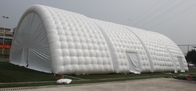 Grande evento inflável ao ar livre Festa Garagem Hangar abrigo tenda Gigante Explodir edifício de túnel inflável