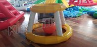 Brinquedos infláveis de flutuação herméticos engraçados da água do jogo de basquetebol para o parque de diversões