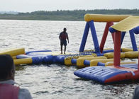 Parques infláveis da água de encerado comercial do PVC, equipamento do campo de jogos da água do respingo