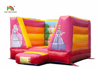princesa inflável Salto Castelo Com Ventilador do PVC de 0.55mm para o peso da criança 85kg