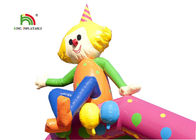 6,3 x casa Bouncy do castelo do palhaço inflável colorido de 5.0m para o anúncio publicitário