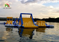 Calor - azul gigante de solda parques infláveis da água de 30 * de 25m para adultos e crianças