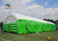 Grande barraca inflável verde material feita sob encomenda do evento do PVC para anunciar