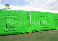 Grande barraca inflável verde material feita sob encomenda do evento do PVC para anunciar