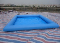 Associação de água inflável azul do PVC do quadrado/associação de água para a profundidade do divertimento 32cm das crianças
