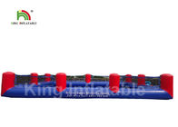 cor vermelha e azul da piscina da explosão de encerado do PVC de 8 * de 8 * 0.65m