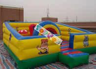 As crianças jogam o campo de jogos dos jogos/cidade infláveis do divertimento com o encerado do PVC de 0.45mm - de 0.55mm