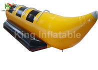 O amarelo 3 da categoria comercial assenta os barcos de pesca com mosca/barco de banana infláveis rebocadores