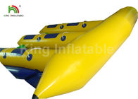 Barco de banana inflável do tubo de 6 peixes de voo de Seat da pessoa para o jogo da água do esporte do verão